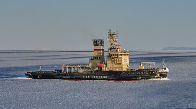 Ледокол «Санкт-Петербург» будет работать в морском порту Ванино в зимнюю навигацию 2025-2026 гг.