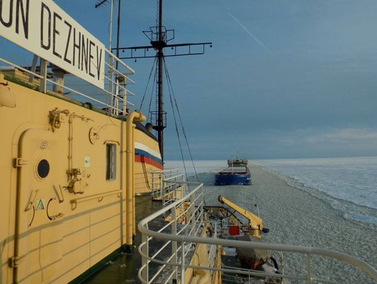 Ледоколы ФГУП «Росморпорт» обеспечили проводкой более 150 судов с начала ледовой навигации