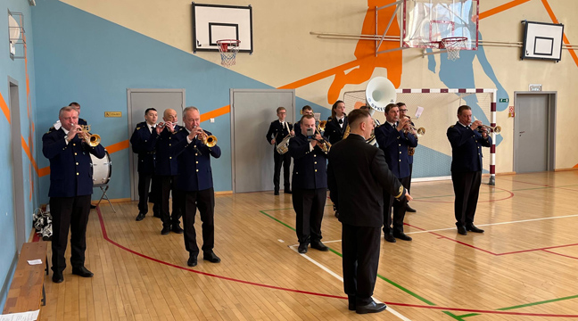 Оркестр Дальневосточного бассейнового филиала принял участие в мероприятиях ко Дню защитника Отечества