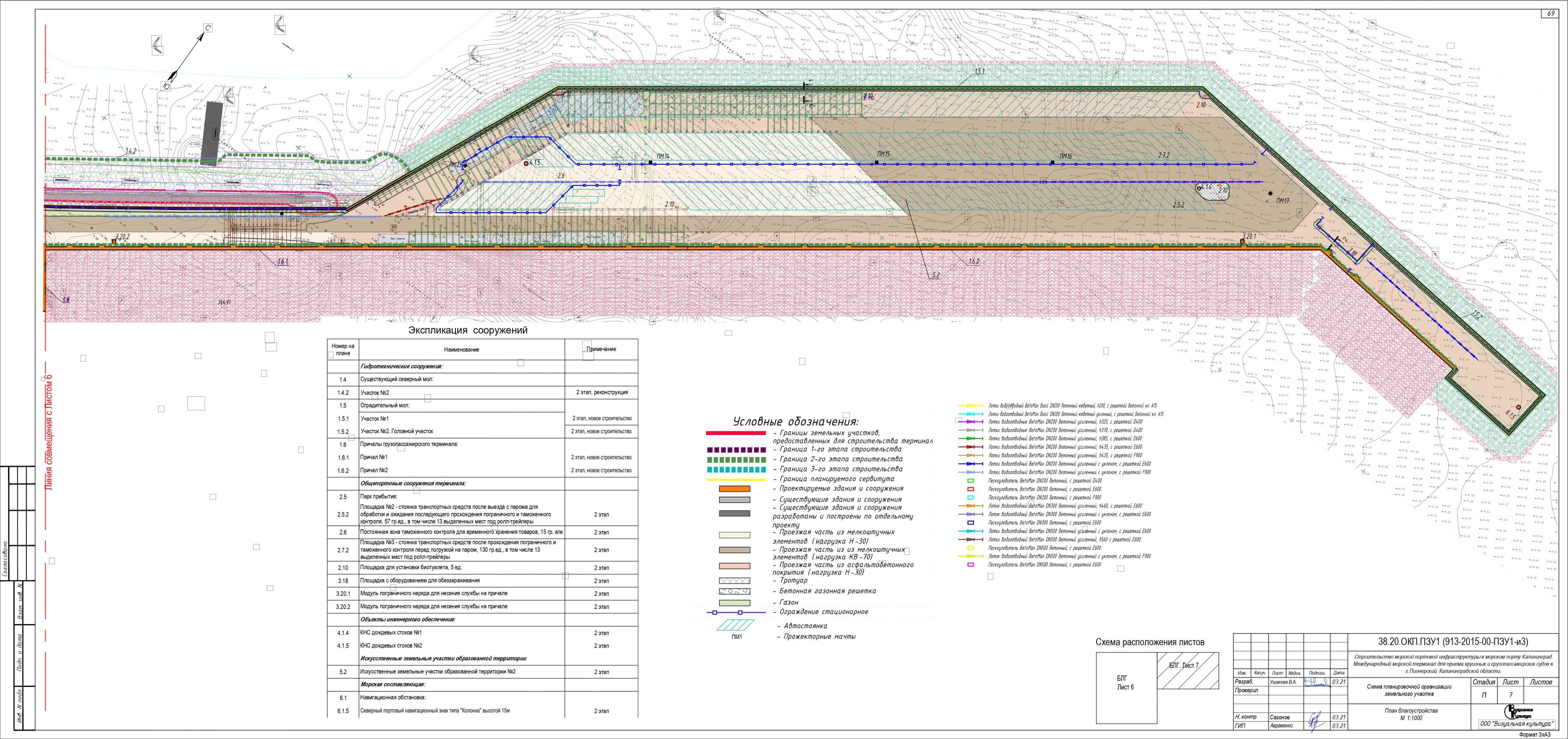 Генеральный план (лист 7) Генеральный план (лист 7)