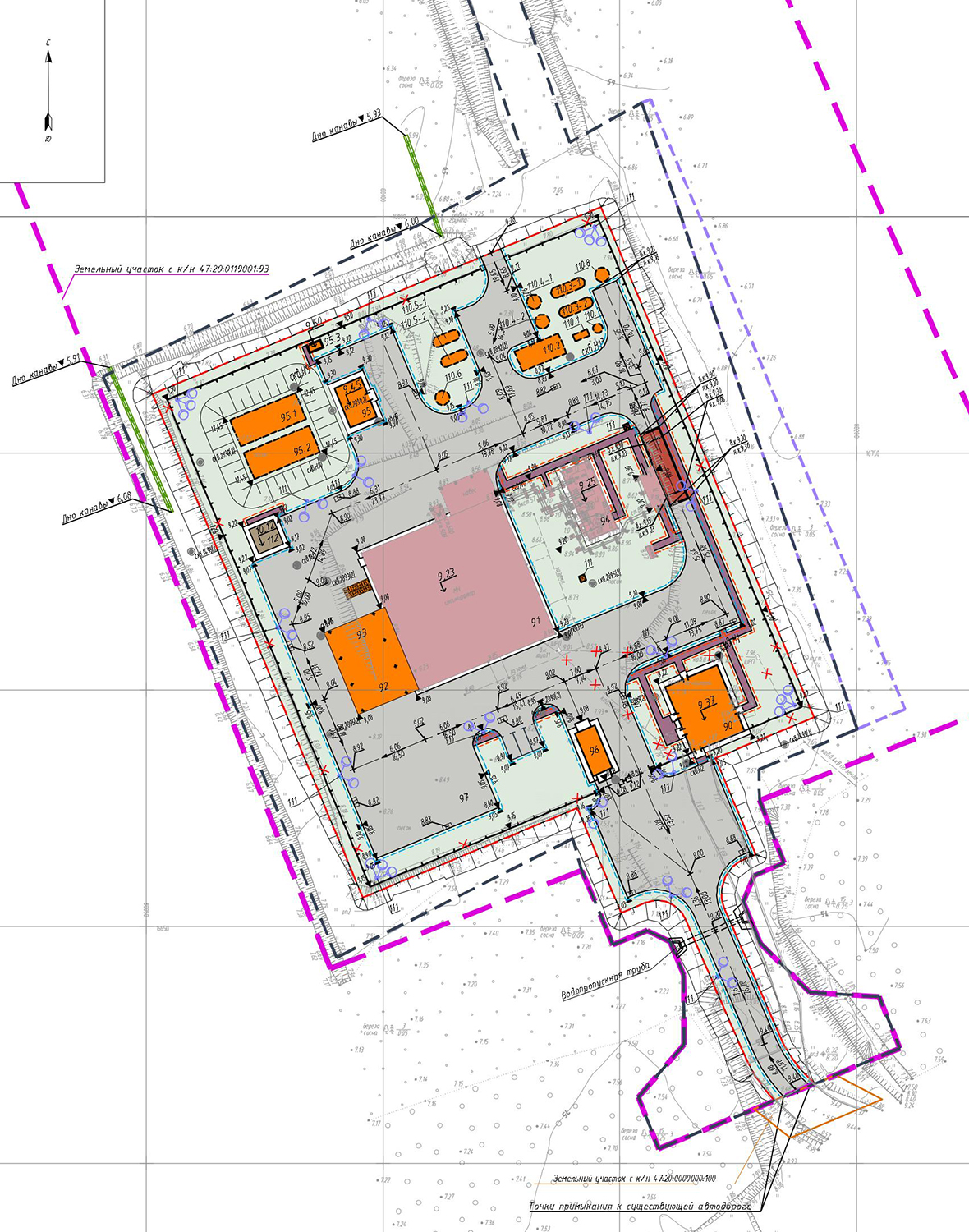 Схема объекта. Площадка 2 Схема объекта. Площадка 2
